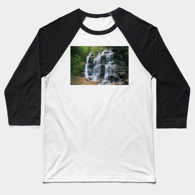 Sylvia Falls panorama view Baseball T-Shirt by Michaelm43